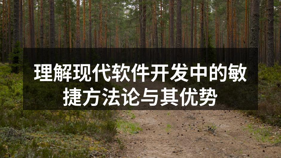 理解现代软件开发中的敏捷方法论与其优势