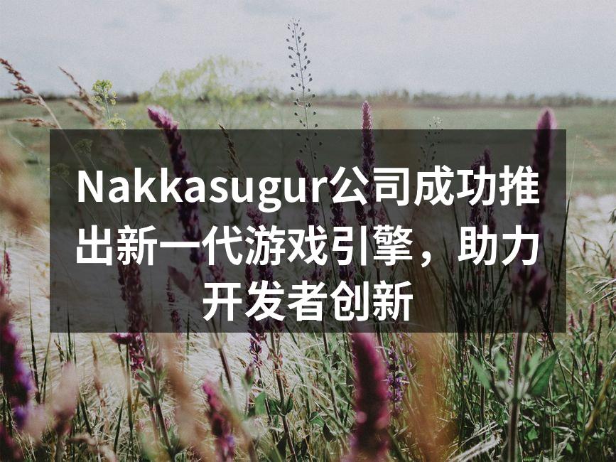 Nakkasugur公司成功推出新一代游